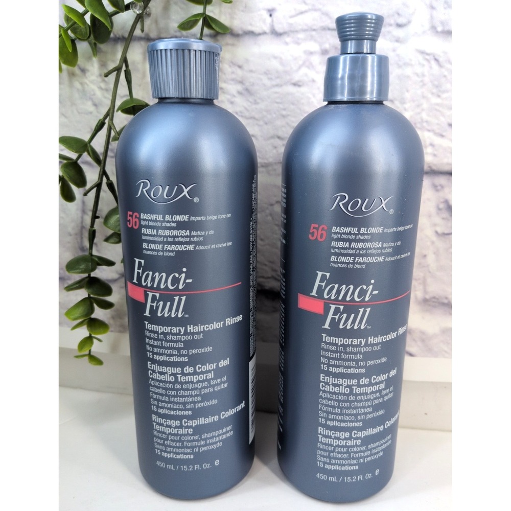 VTG NEW LOT 2!💙Revlon Roux Fanci-Full #56 Bashful Blonde Temporary Hair Rinse